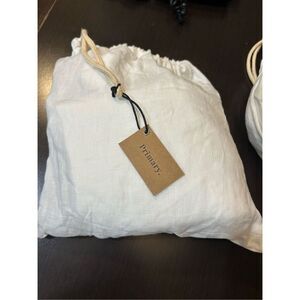 NEW 2 Pk Stone washed French Linen King Size Hypoallergenic Pillowcases